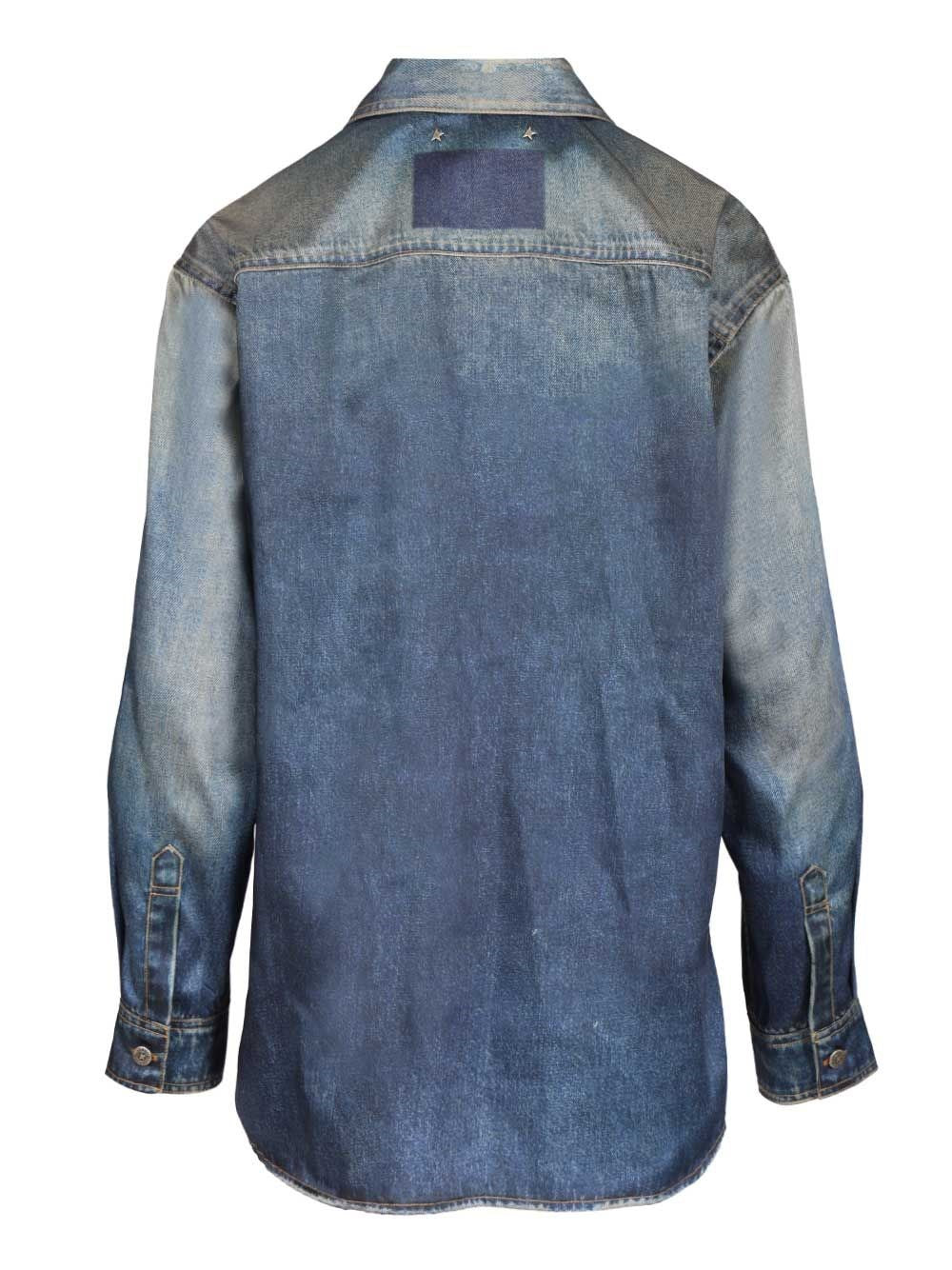 Golden Goose Women Patty Denim Shirt GOLDEN GOOSE