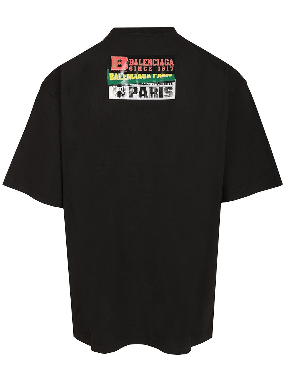 Balenciaga Men Bumper Stickers T-Shirt BALENCIAGA