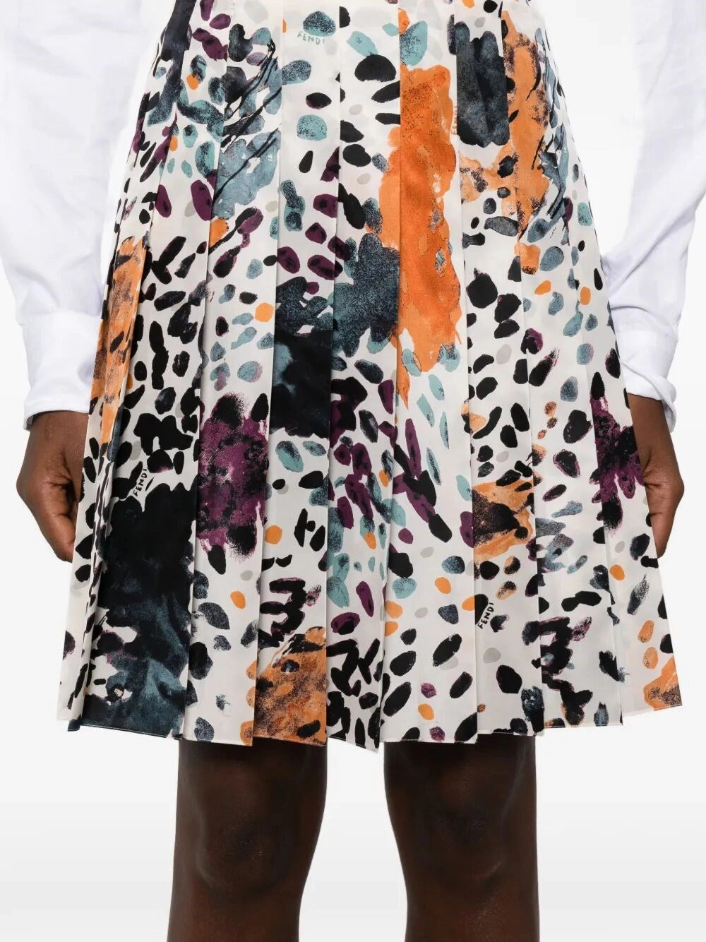 Fendi Women `Falena` Print Skirt FENDI
