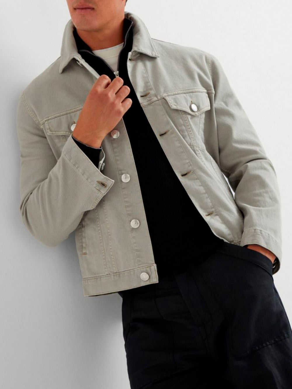 Brunello Cucinelli Men Denim Jacket BRUNELLO CUCINELLI