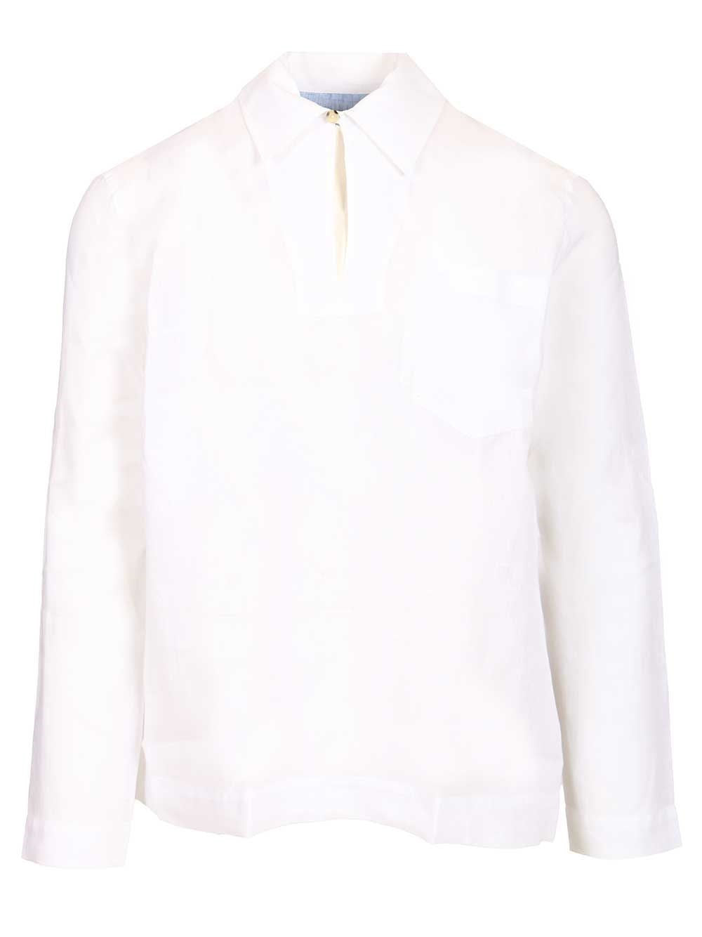 Paul Smith Men Linen Polo Shirt PAUL SMITH