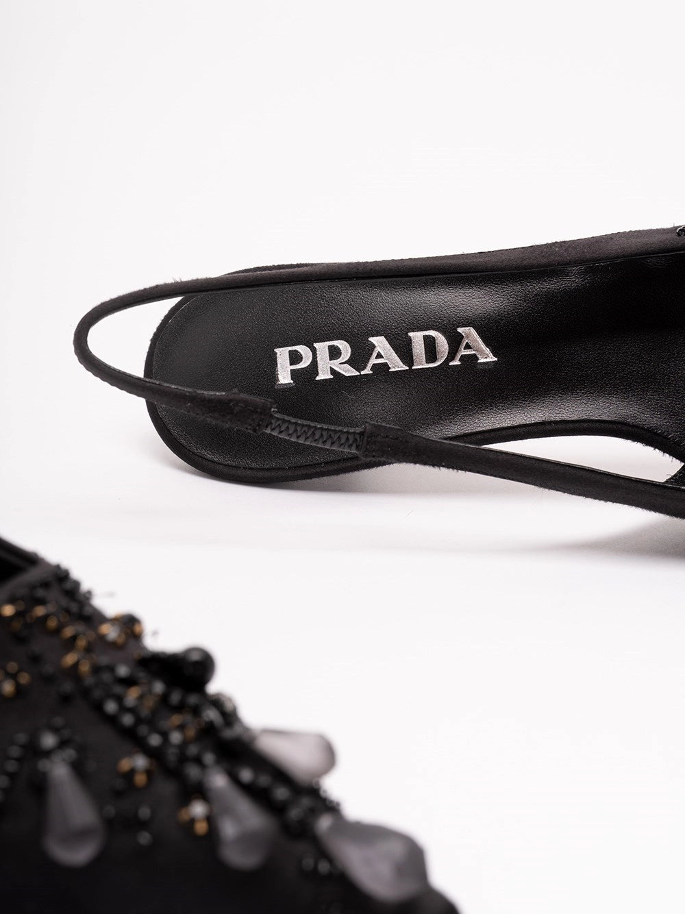 Prada Women Raso Slingback Pumps PRADA