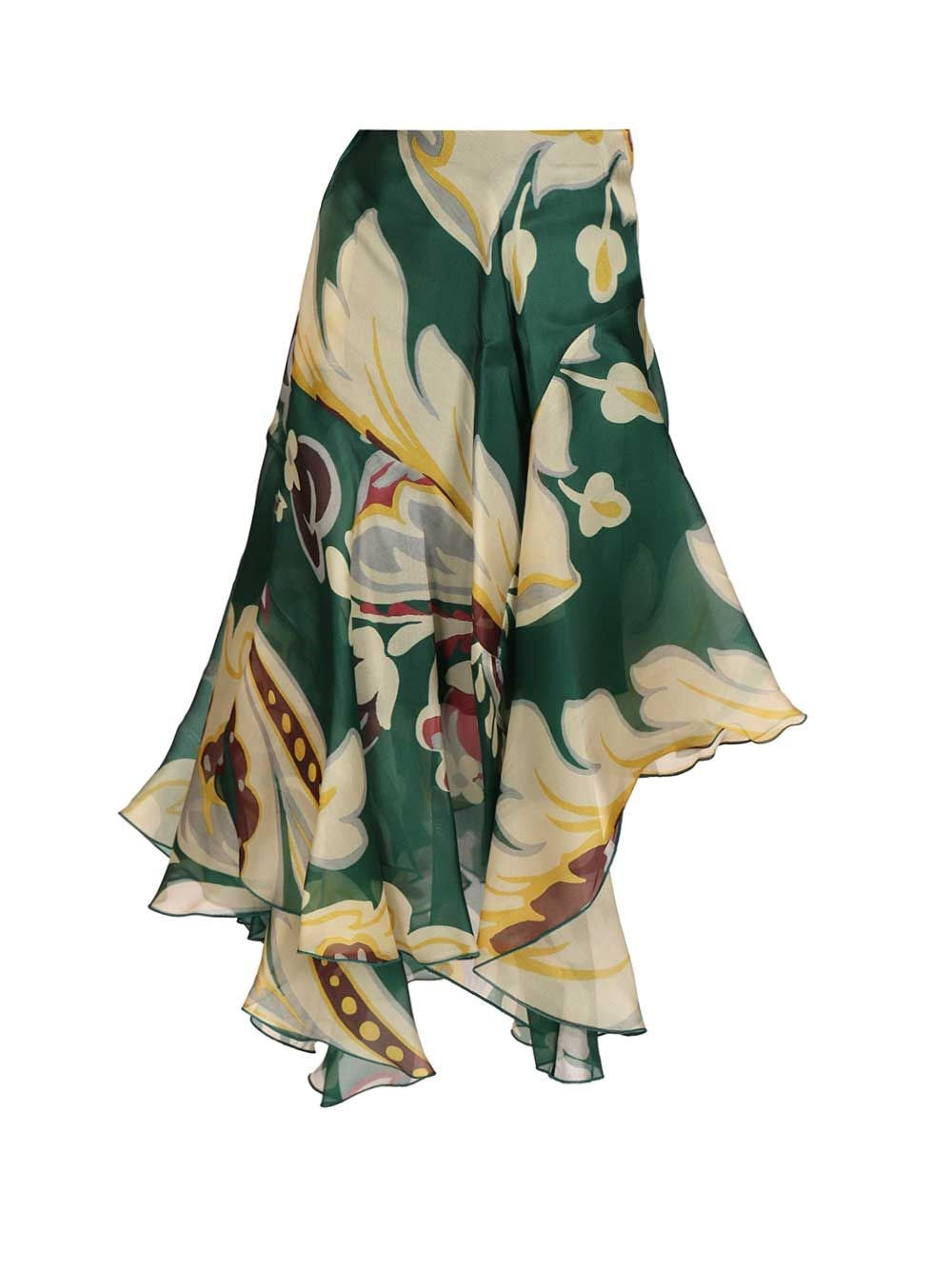 Etro Women Asymmetrical Midi Skirt ETRO