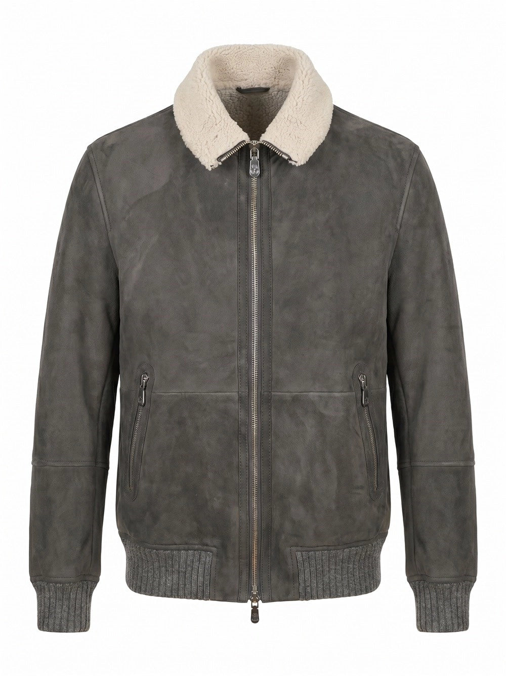 Brunello Cucinelli Men Leather Jacket BRUNELLO CUCINELLI