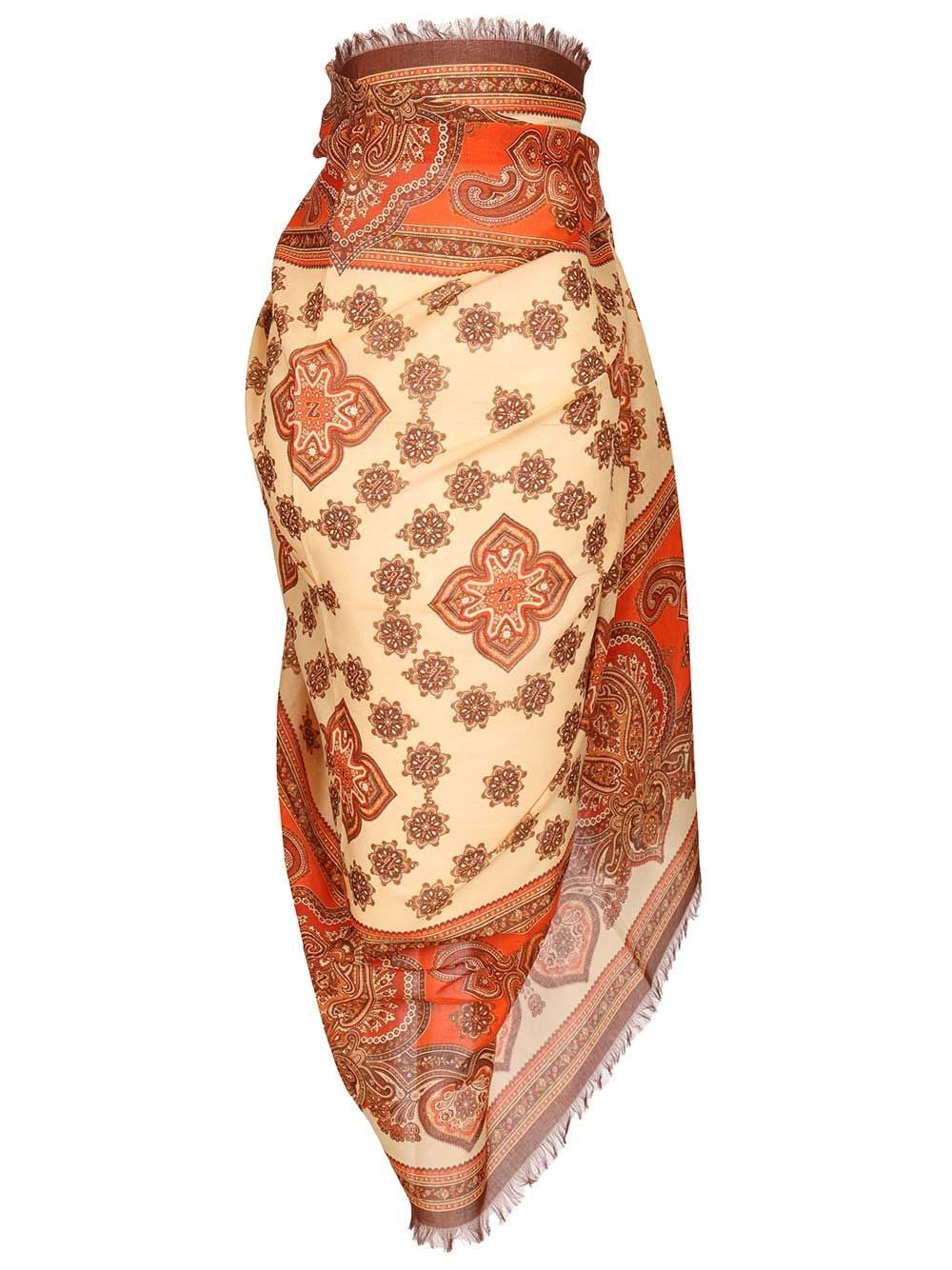 Zimmermann Women Printed Cotton Pareo ZIMMERMANN