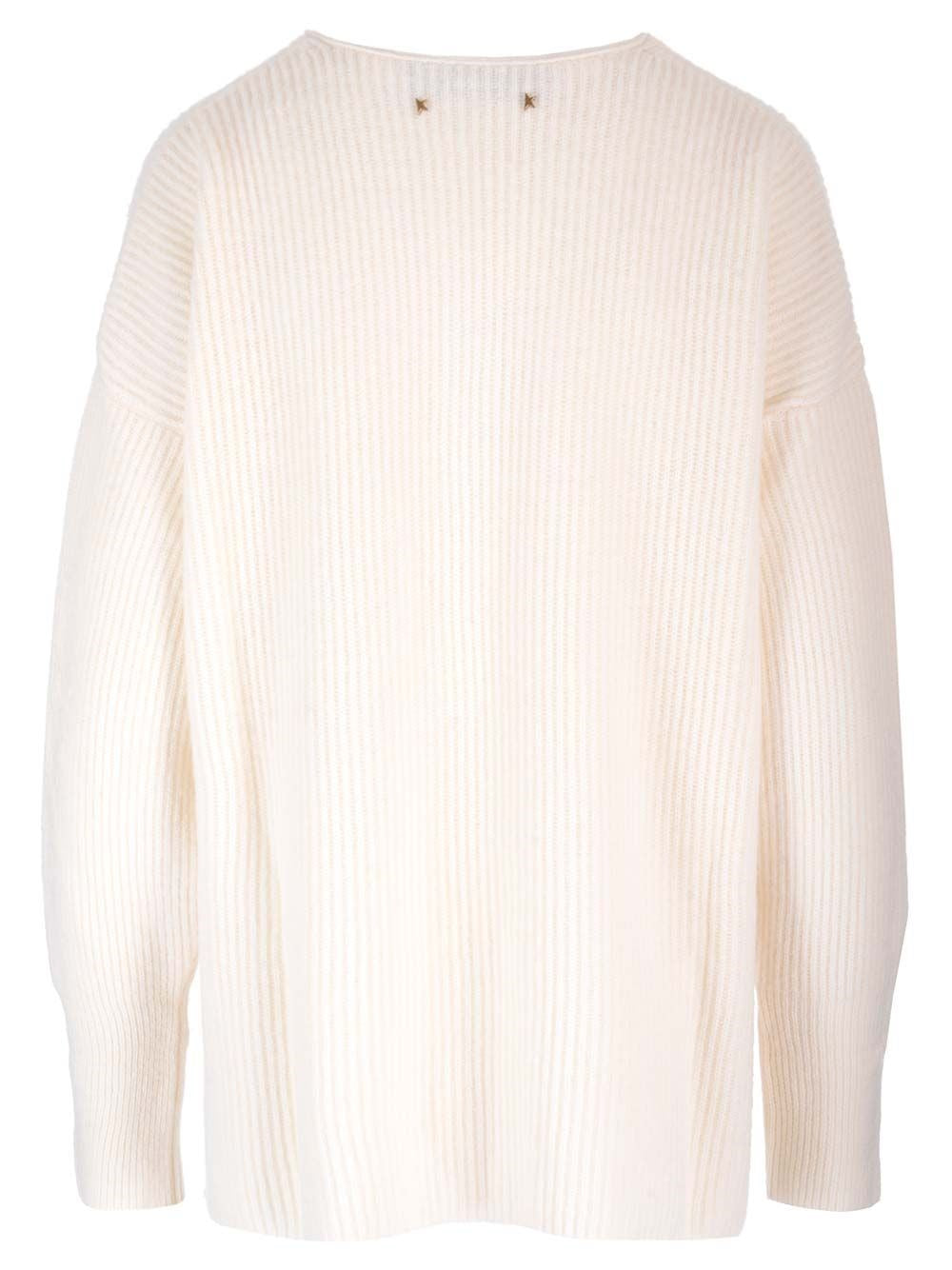 Golden Goose Women Ribbed Wool Sweater GOLDEN GOOSE