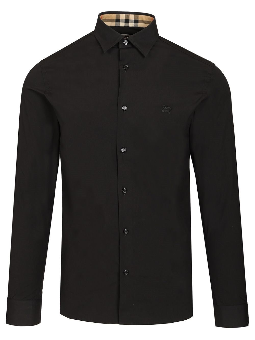 Burberry Men Slim Fit Shirt In Stretch Cotton BURBERRY