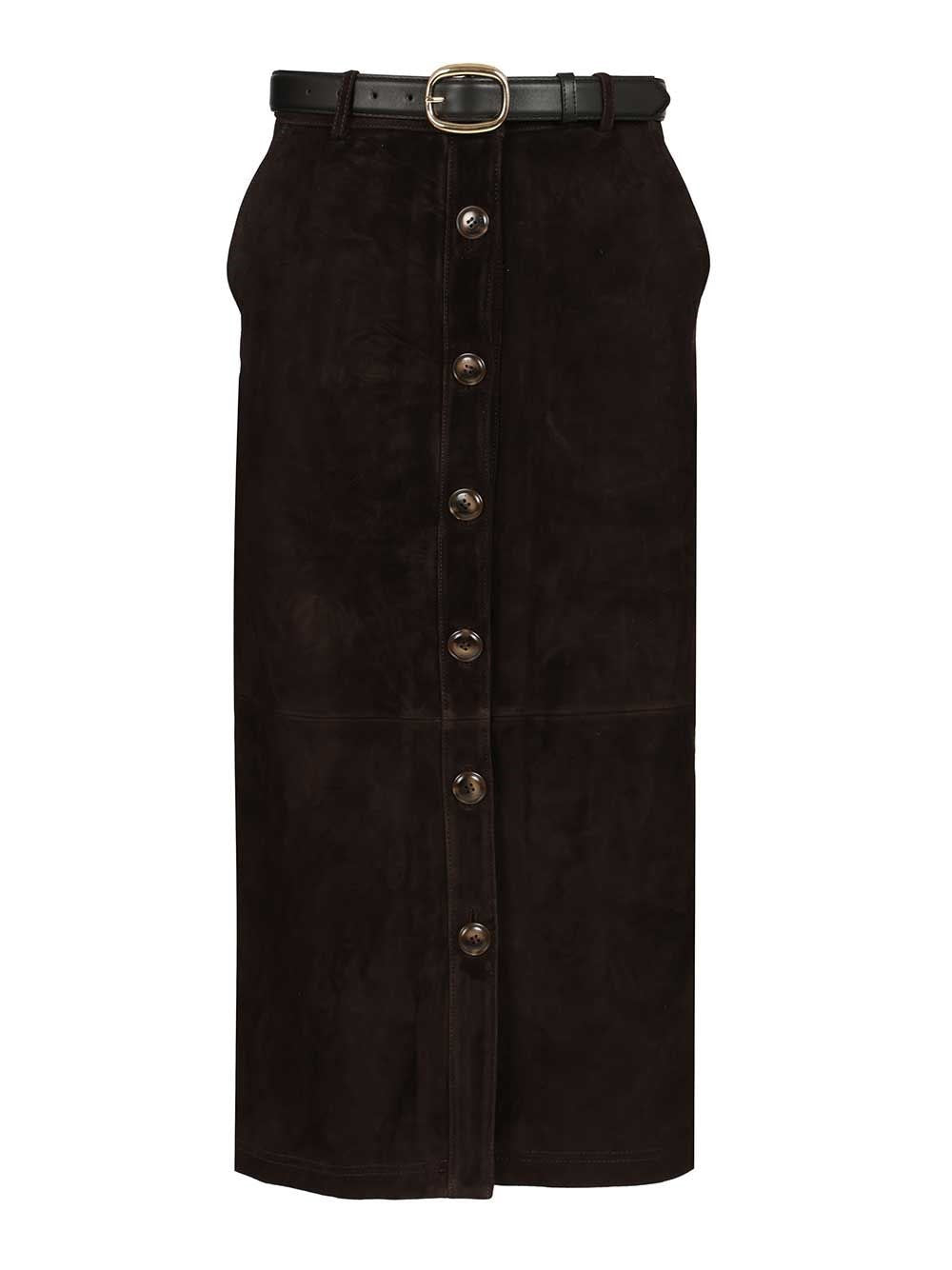 Self-Portrait Women Midi Skirt SELF-PORTRAIT