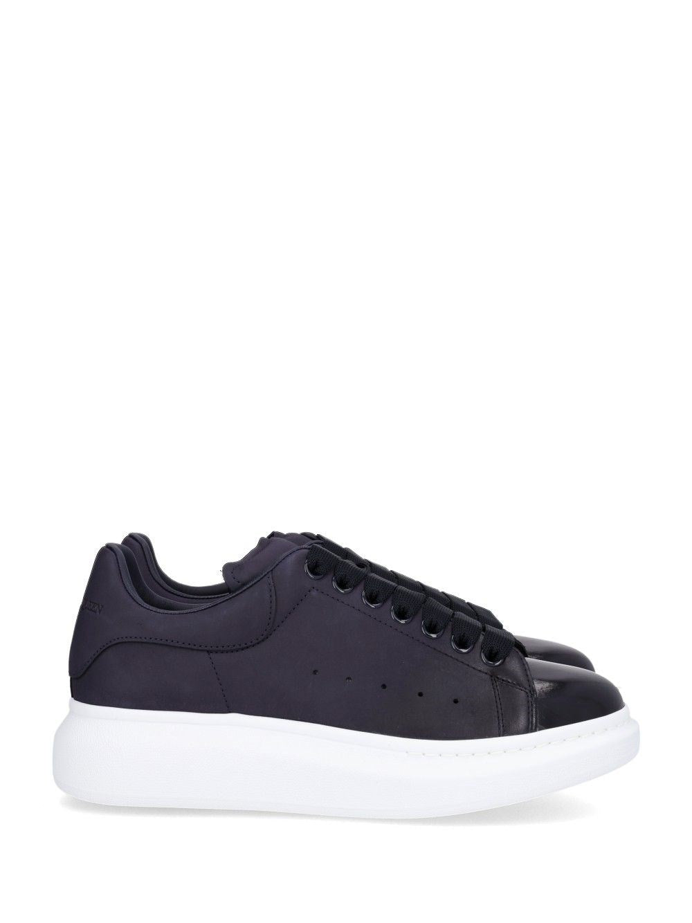 Mcqueen Men Oversized Leather Sneakers ALEXANDER MCQUEEN