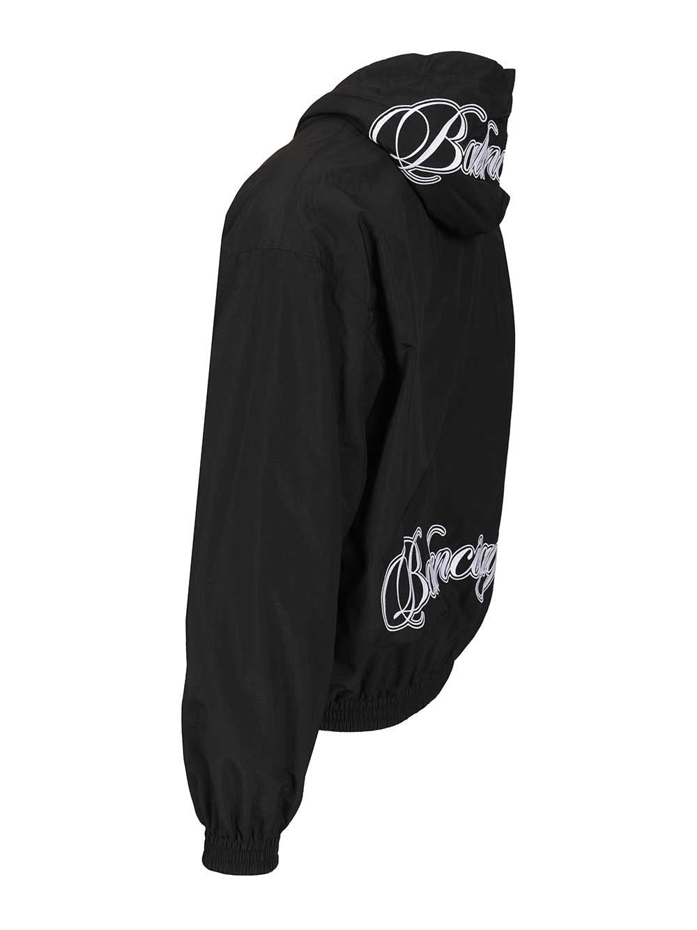 Balenciaga Men Cursive Reversible Tracksuit Jacket BALENCIAGA