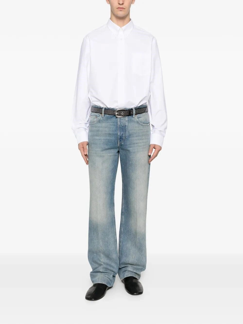Givenchy Men Classic Fit Long Sleeve Shirt `Givenchy Jacquard` GIVENCHY