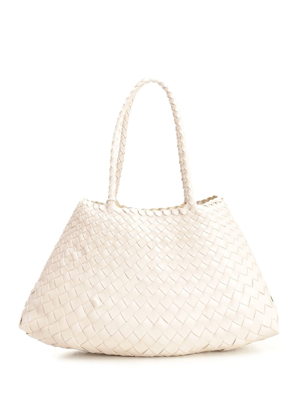 Dragon Diffusion Women Santa Croce Big Woven Leather Tote Bag