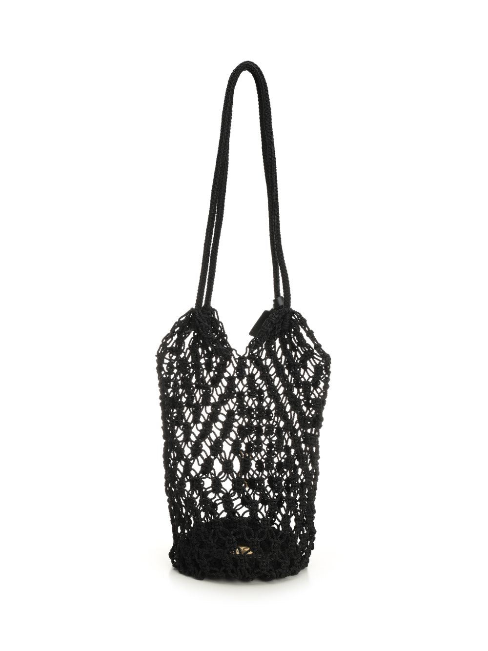 Saint Laurent Women Crochet Hobo Bag SAINT LAURENT
