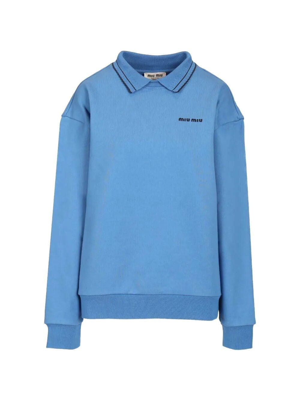 Miu Miu Women Sweatshirt With Embroidered Logo MIU MIU