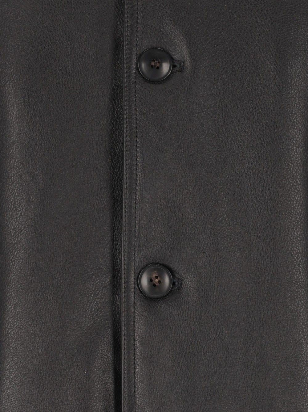 Rick Owens Men Brad Leather Jacket RICK OWENS