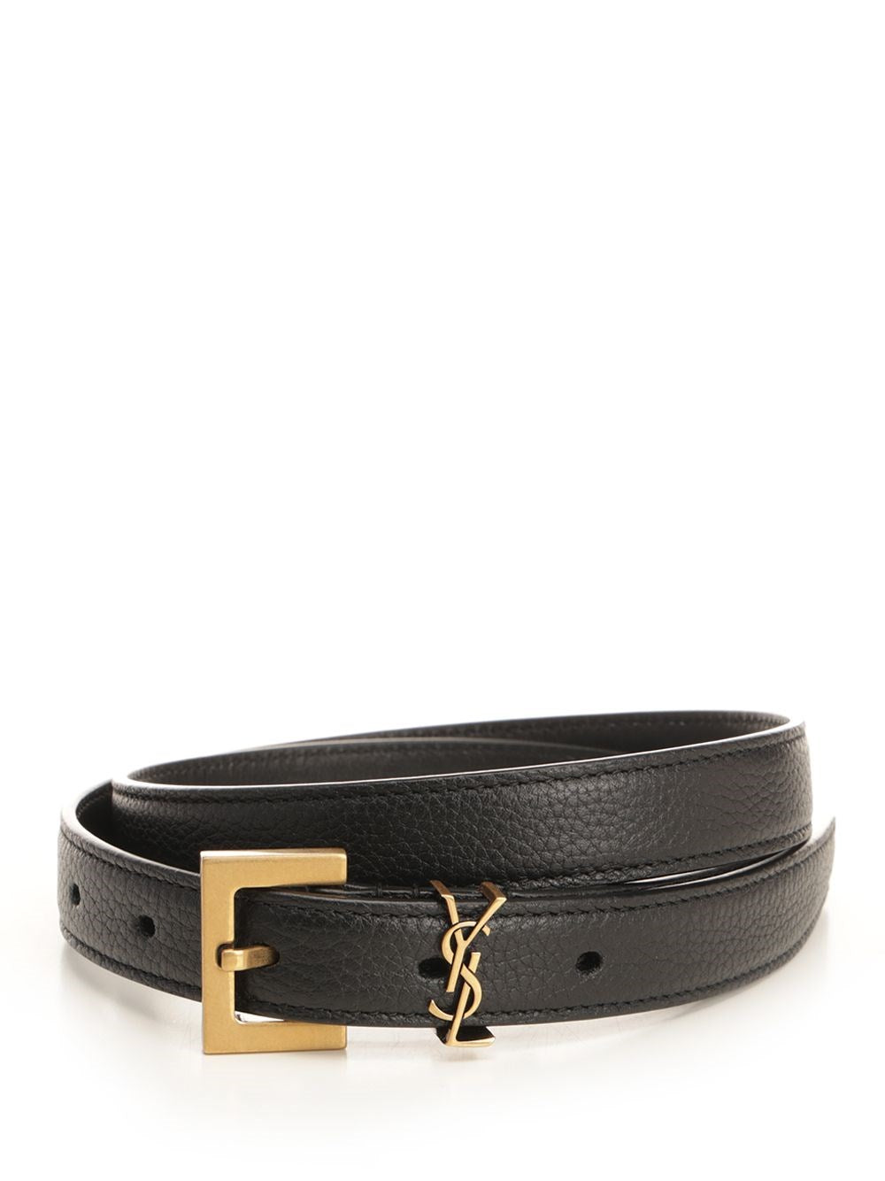 Saint Laurent Women "Cassandre" Thin Belt SAINT LAURENT