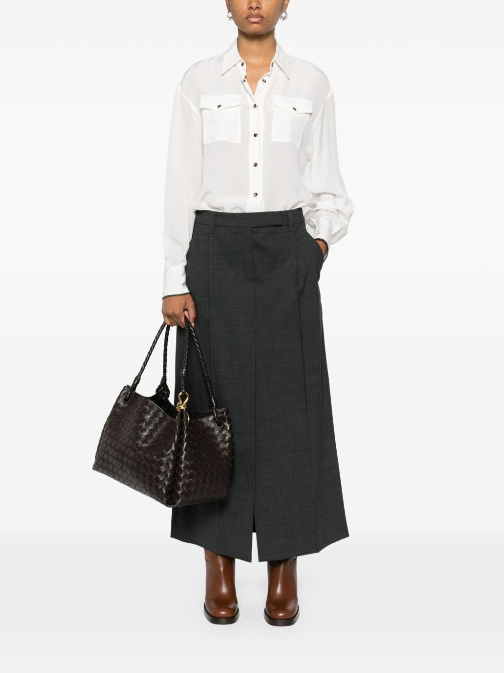 Brunello Cucinelli Women Long Sleeve Shirt BRUNELLO CUCINELLI