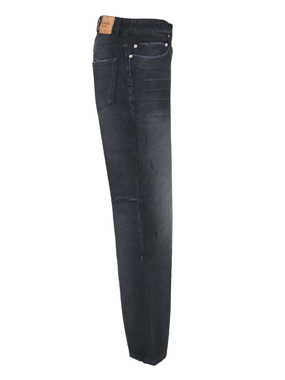 Balenciaga Men Regular Faded Jeans BALENCIAGA