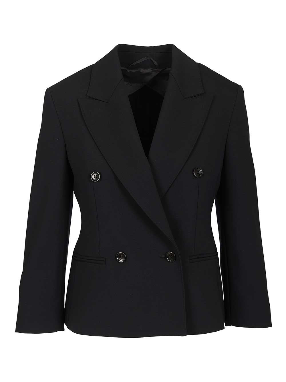 Max Mara Women Wool Canvas Crop Blazer MAX MARA