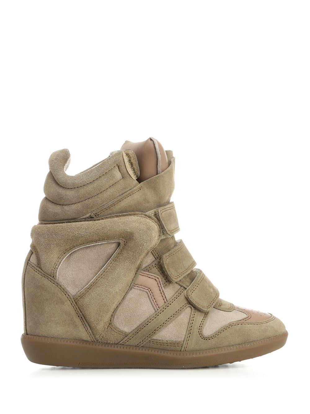Isabel Marant Women Bekett Sneakers With Leather Wedge
