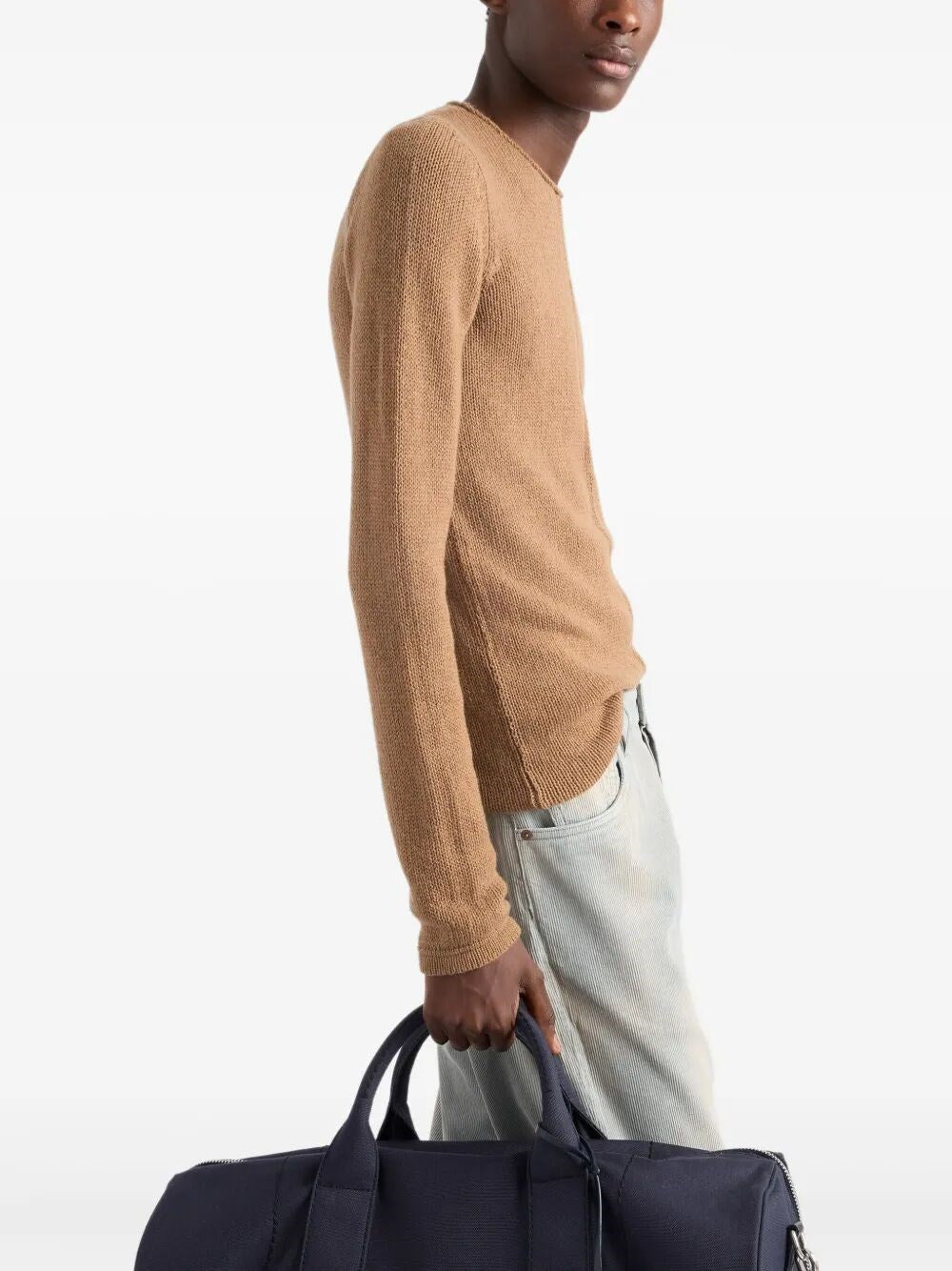 Prada Men Cashmere Crew-Neck Sweater PRADA