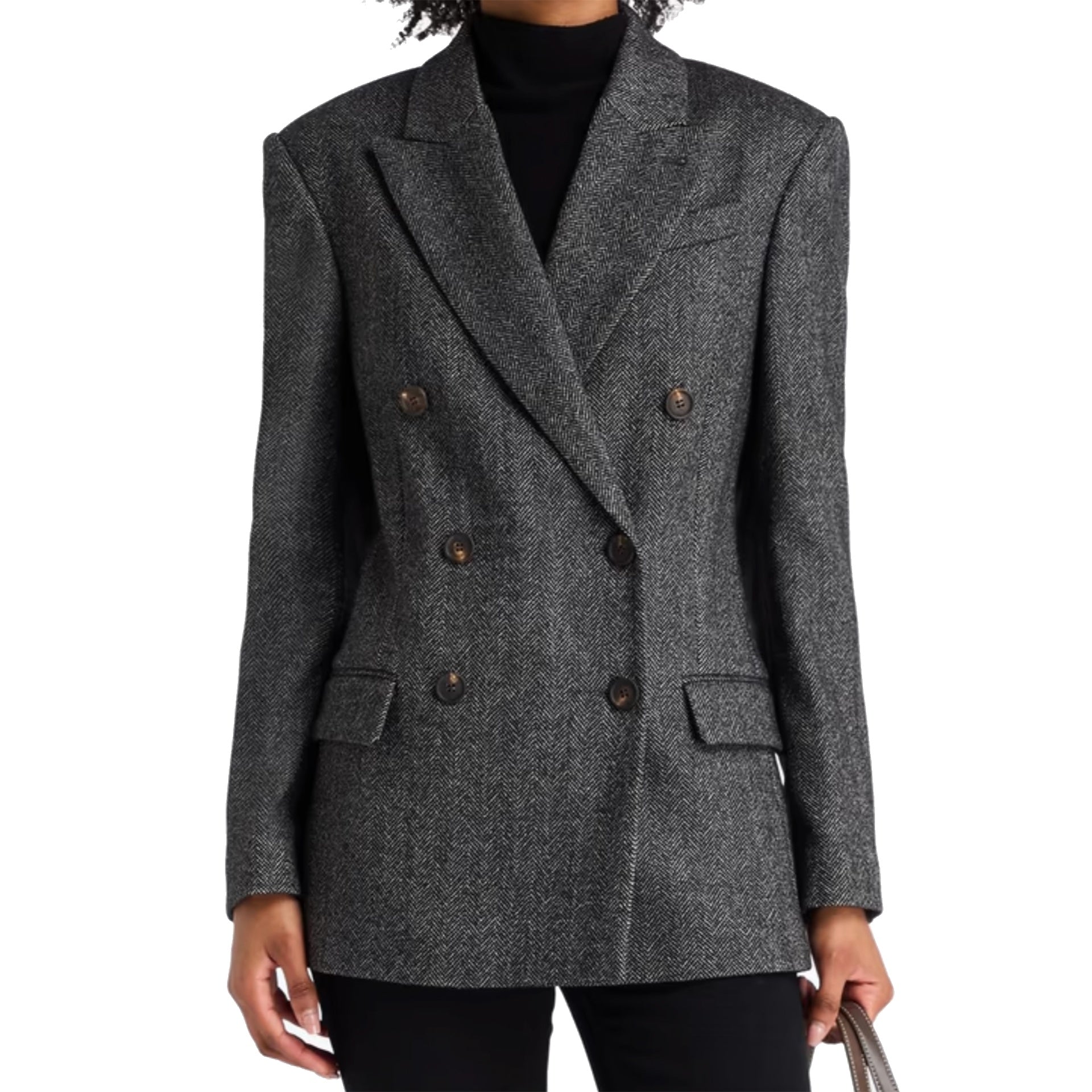 Brunello Cucinelli Herringbone Wool Blazer Women BRUNELLO CUCINELLI