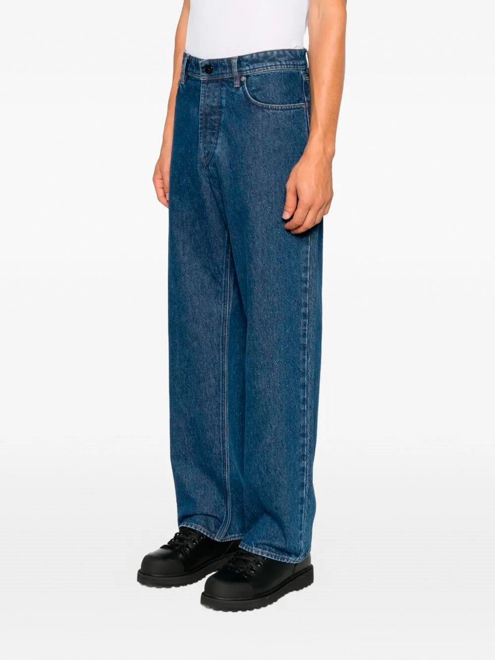 Stone Island Men `Indigo Denim-Raw` Jeans STONE ISLAND