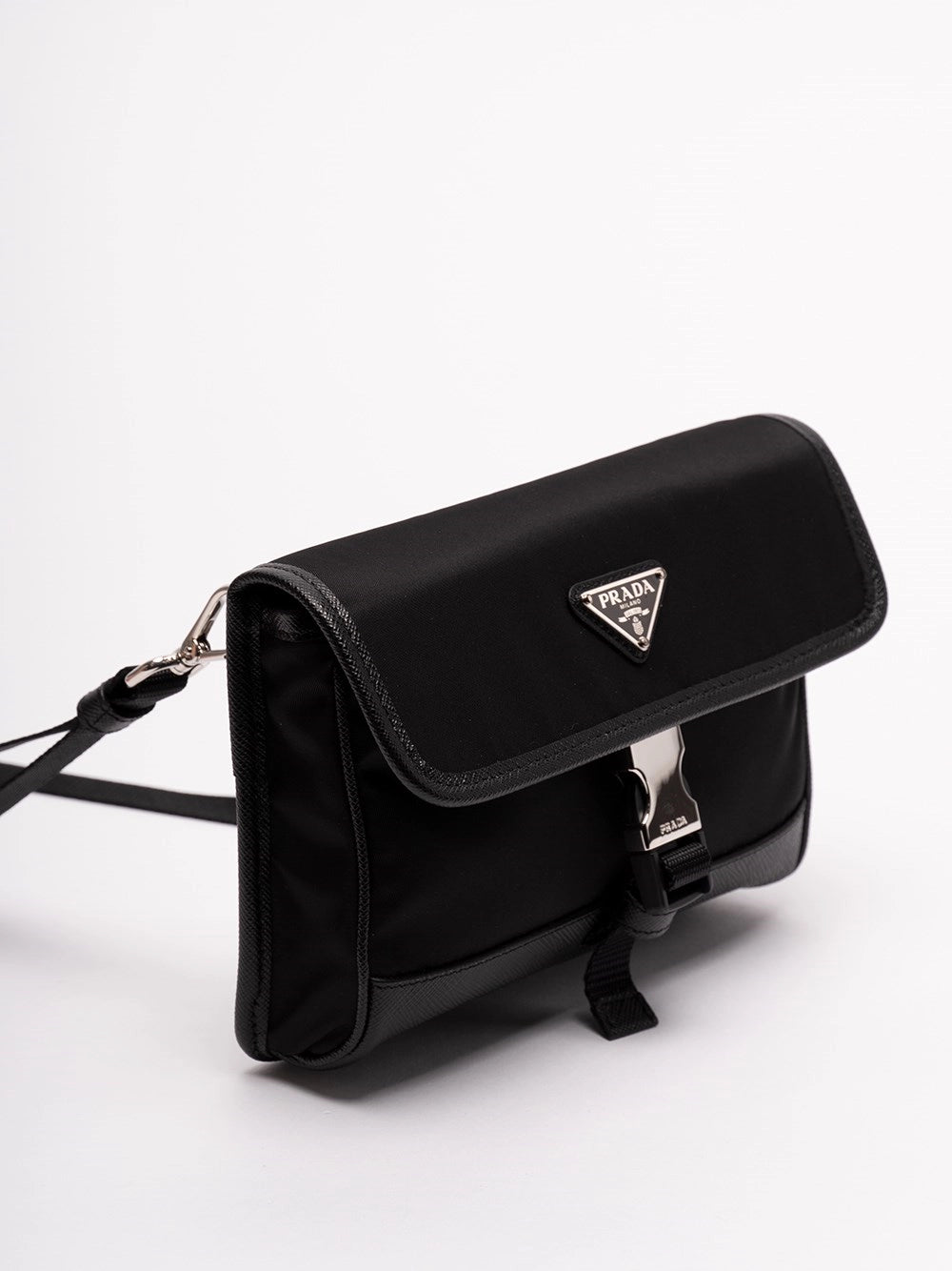 Prada Men Re-Nylon And Saffiano Smartphone Case PRADA