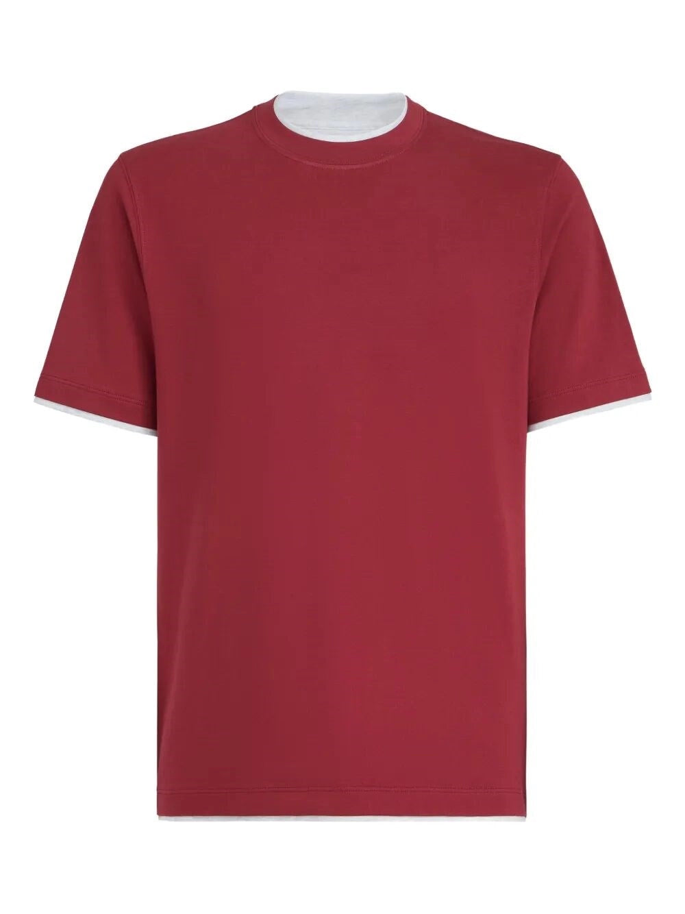Brunello Cucinelli Men T-Shirt With Faux-Layering BRUNELLO CUCINELLI