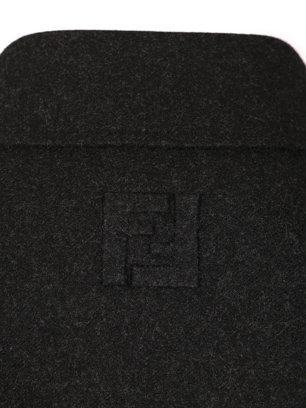 Fendi Men Wool Pea Coat FENDI
