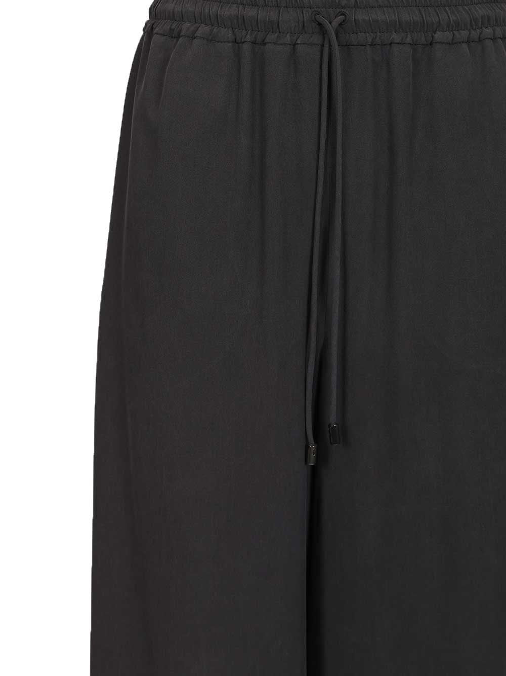 Max Mara Women "Genero" Wide-Leg Washed Silk Trousers MAX MARA