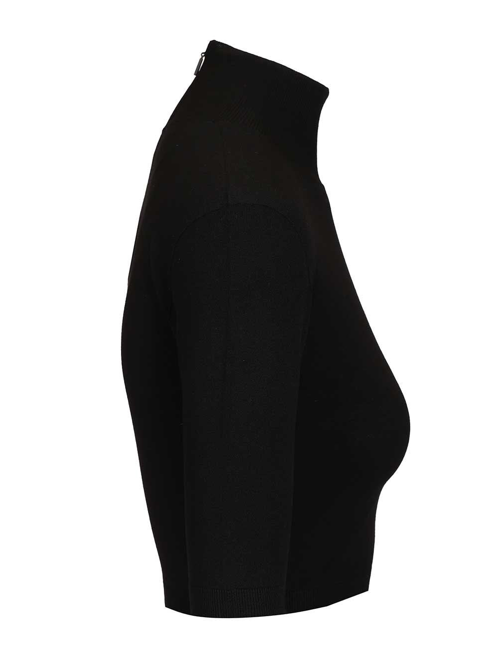 Max Mara Women Stretch Viscose Crop Turtleneck MAX MARA