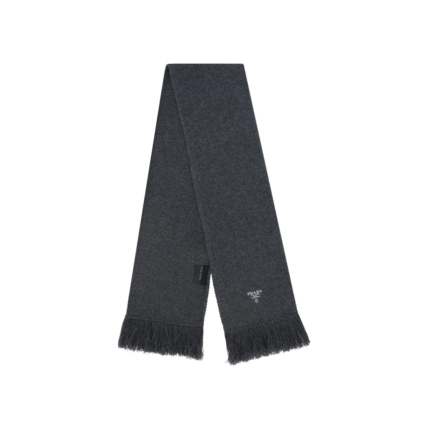 Prada Cashmere Logo Scarf Men PRADA