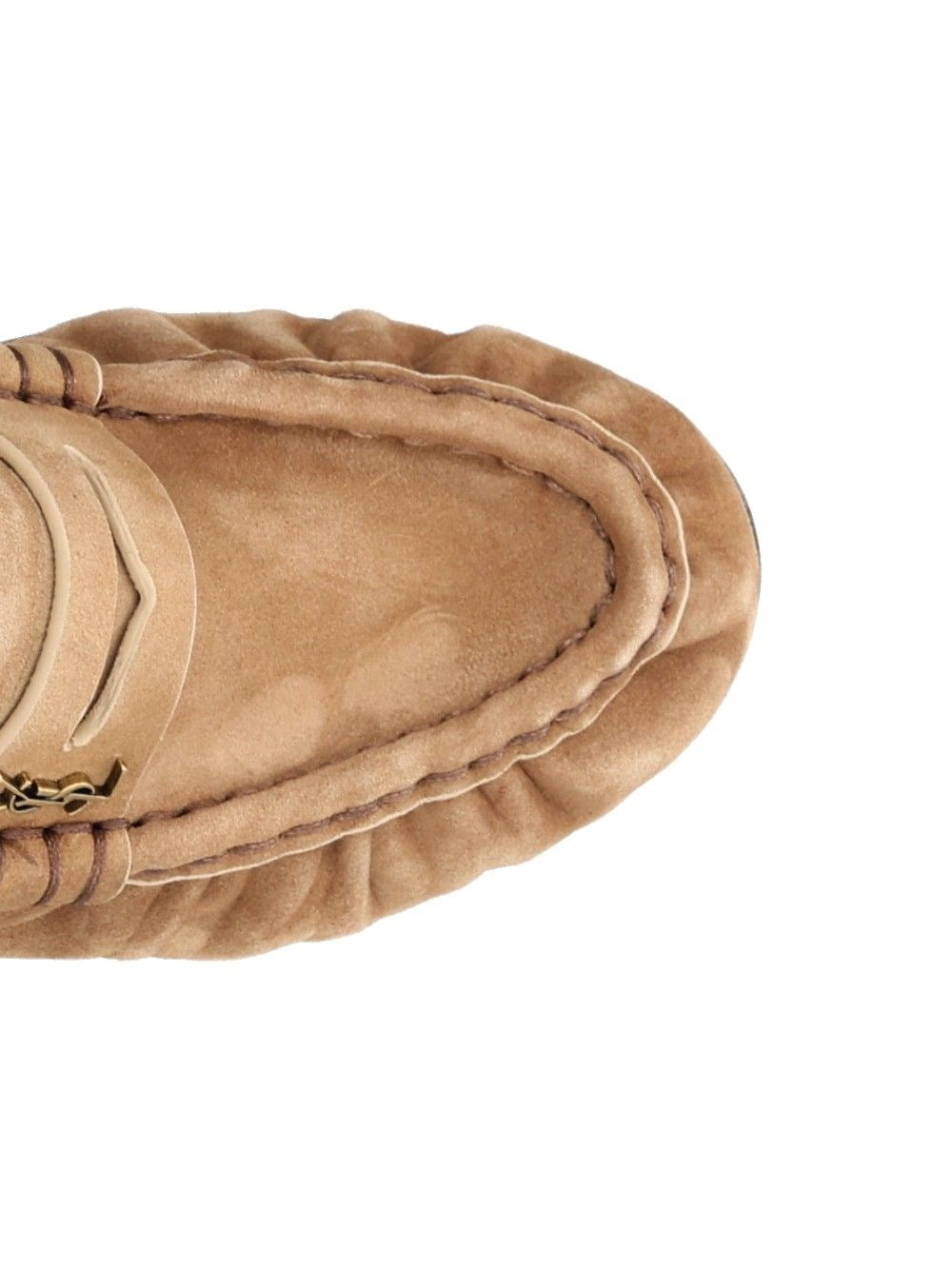Saint Laurent Women Le Loafer Suede Moccasin SAINT LAURENT