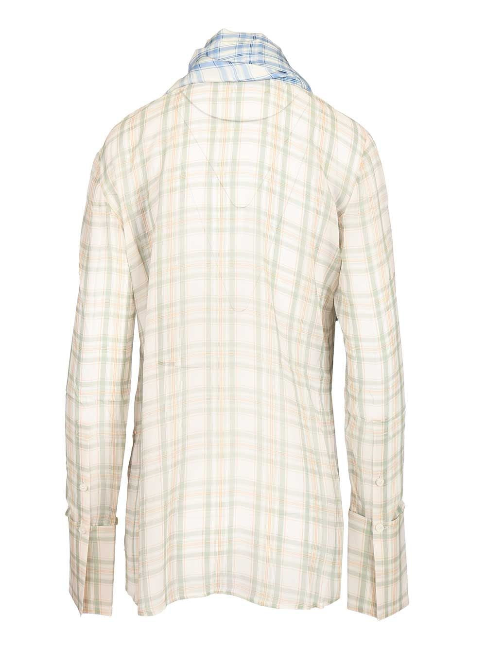 Acne Studios Women Silk Blouse With Scarf ACNE STUDIOS