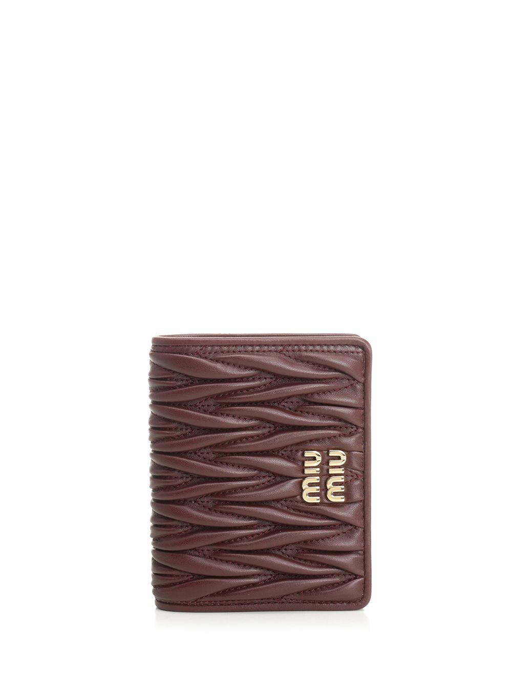 Miu Miu Women Matelasse Wallet MIU MIU