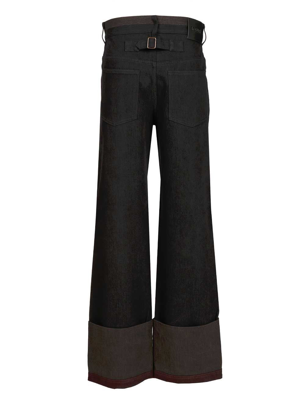 Loewe Men Cuffed Denim Jeans LOEWE