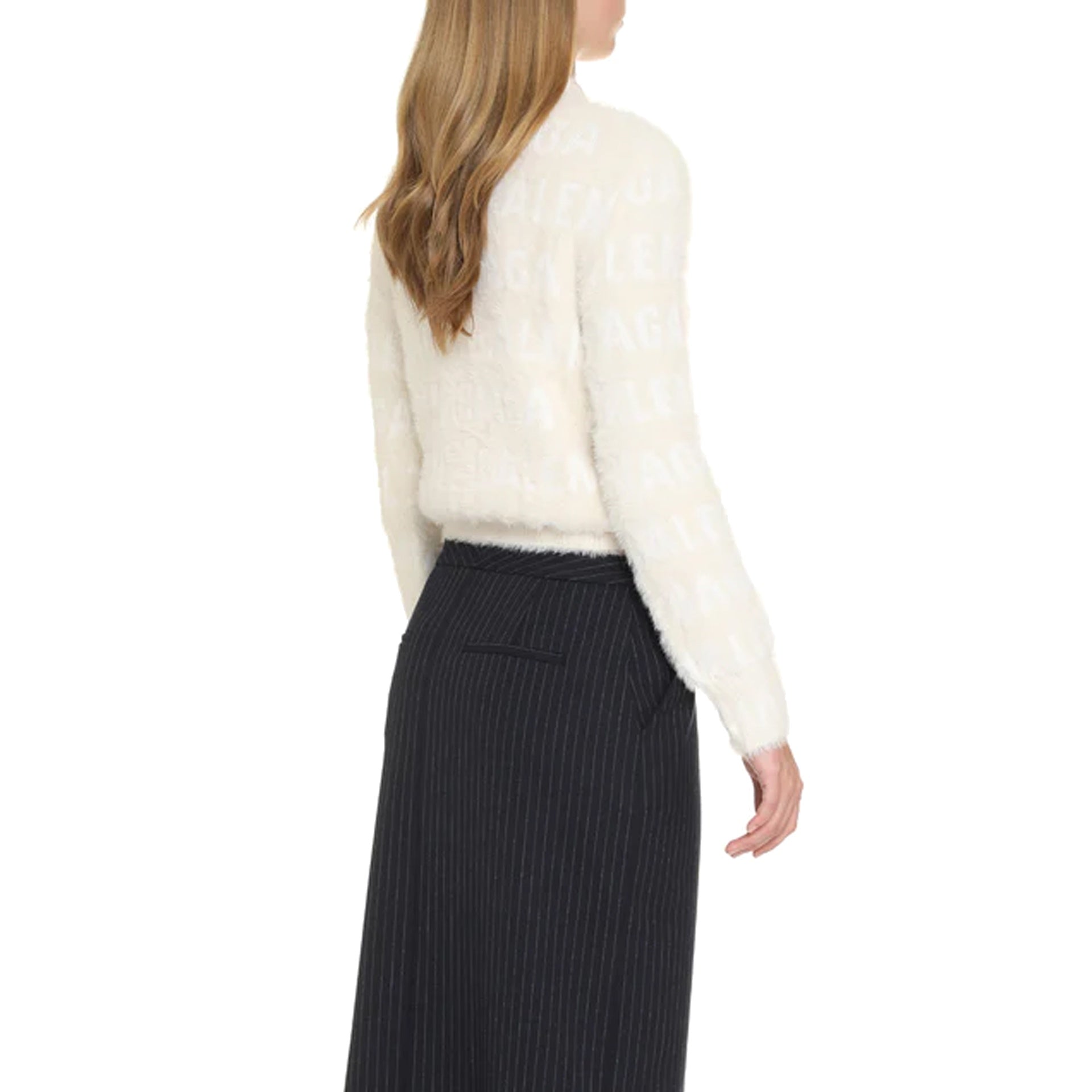 Balenciaga Jacquard Logo Sweater Women BALENCIAGA