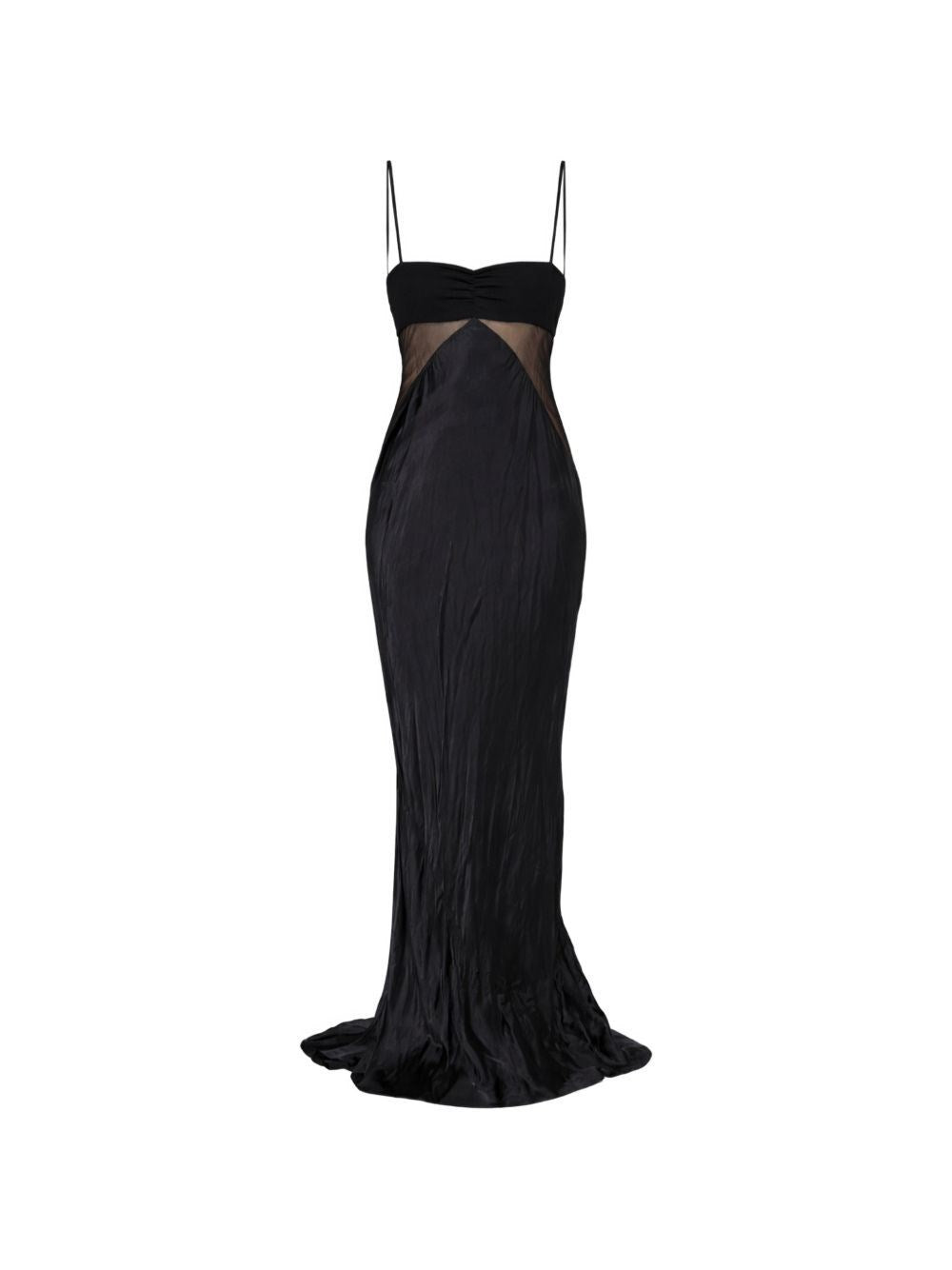 Rick Owens Women Combo Long Satin Dress RICK OWENS