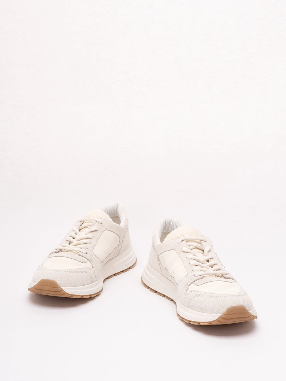 Prada Men Suede And Fabric Sneakers PRADA