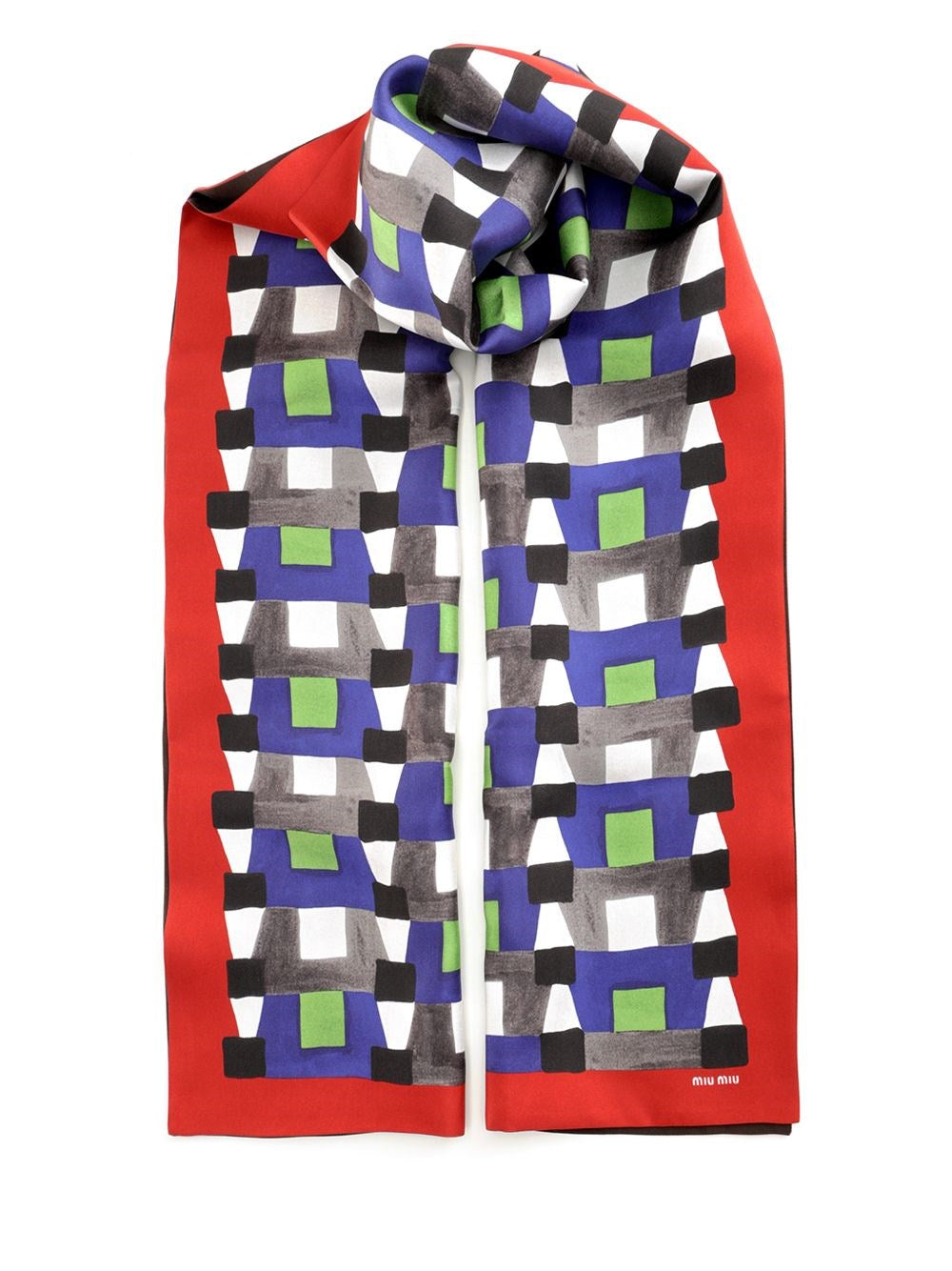 Miu Miu Women Geometric Scarf MIU MIU