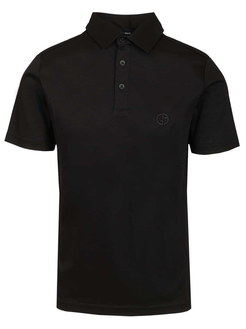 Giorgio Armani Men Cotton Interlock Polo Shirt GIORGIO ARMANI