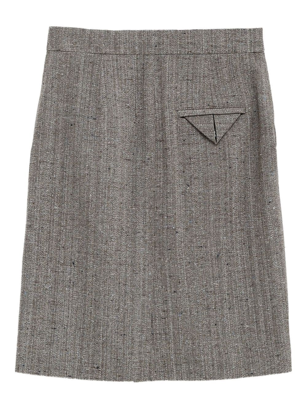 Bottega Veneta Women Midi Skirt In Viscose And Silk BOTTEGA VENETA