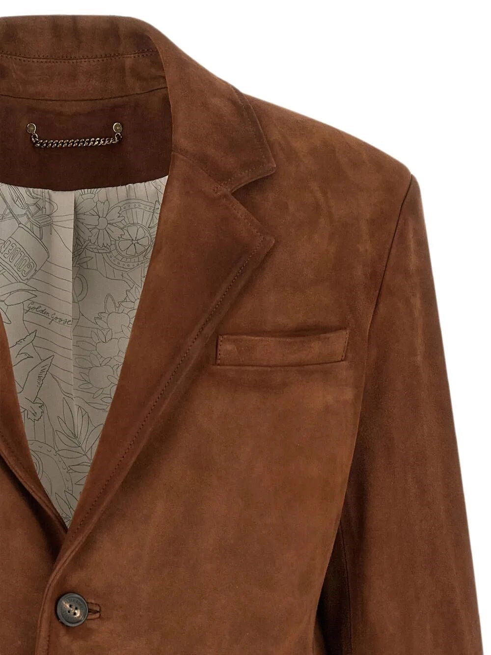 Golden Goose Men `Robyn` Leather Jacket GOLDEN GOOSE