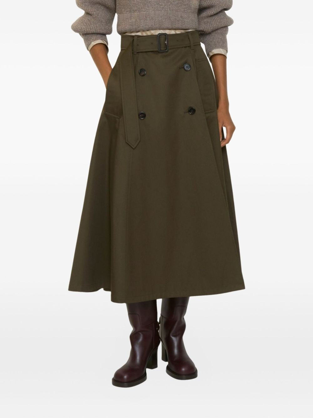 Burberry Women Midi Trench Skirt BURBERRY