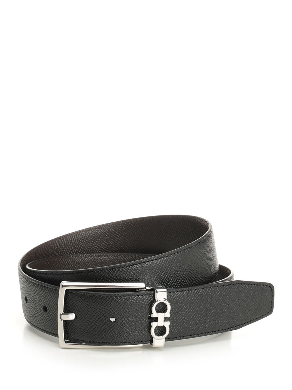 Ferragamo Men Reversible And Adjustable "Gancini" Belt FERRAGAMO