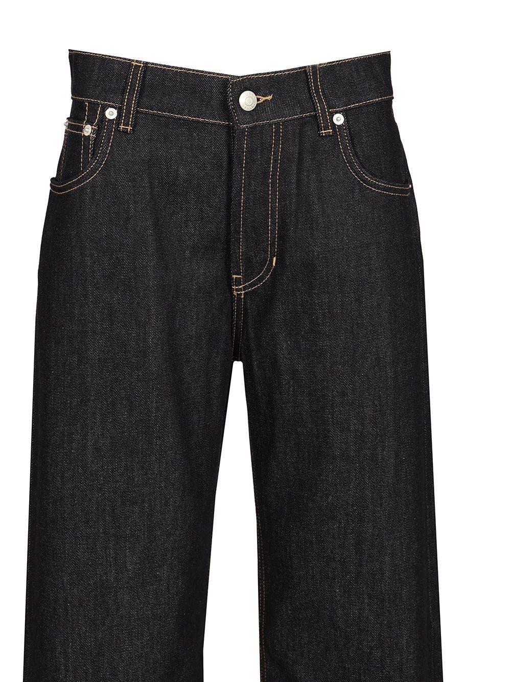 Mcqueen Men Wide Leg Jeans ALEXANDER MCQUEEN