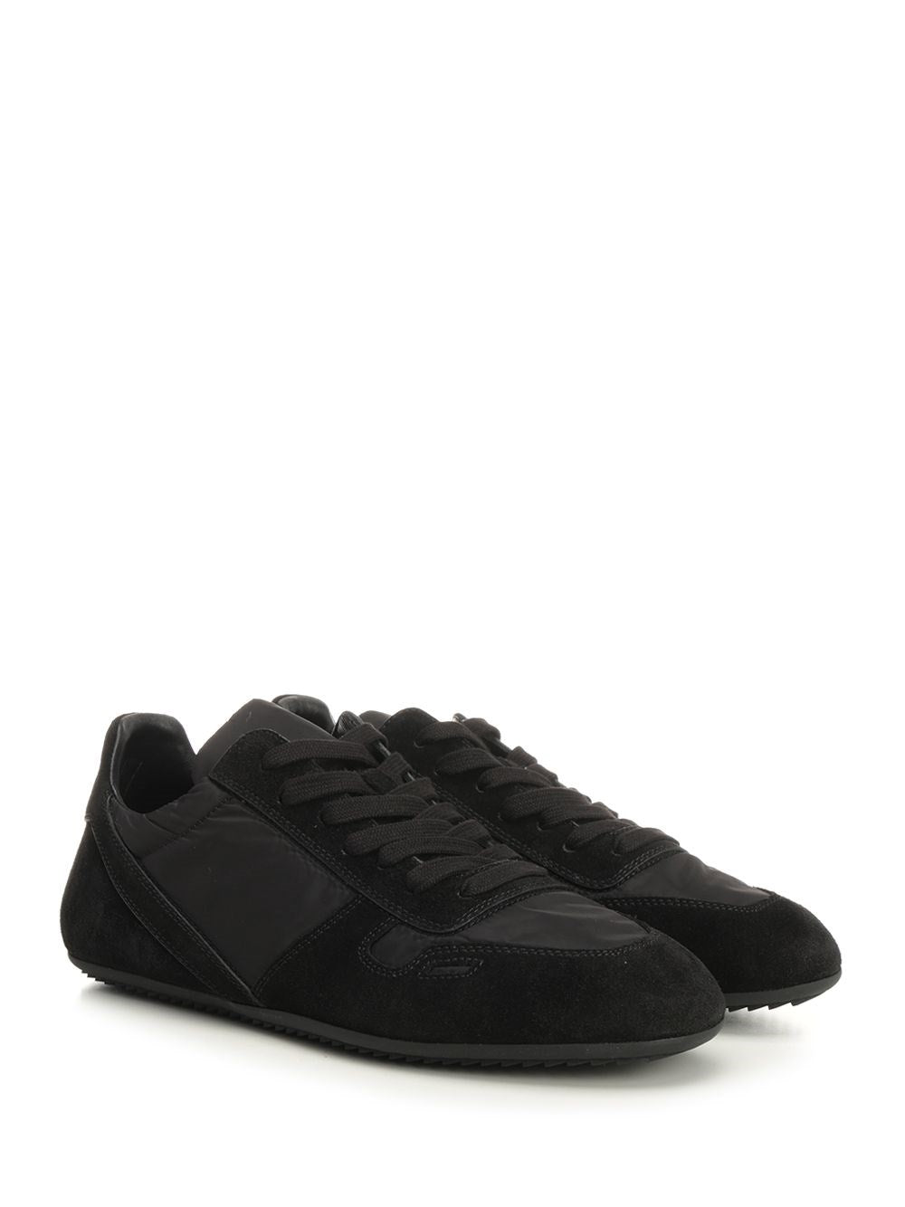 Rick Owens Men Minimal Sneakers With Suede RICK OWENS