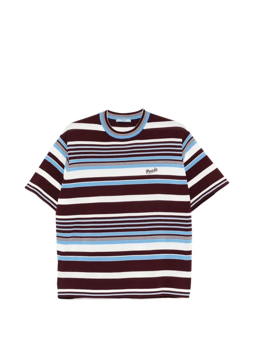 Prada Women Striped Round Neck PRADA