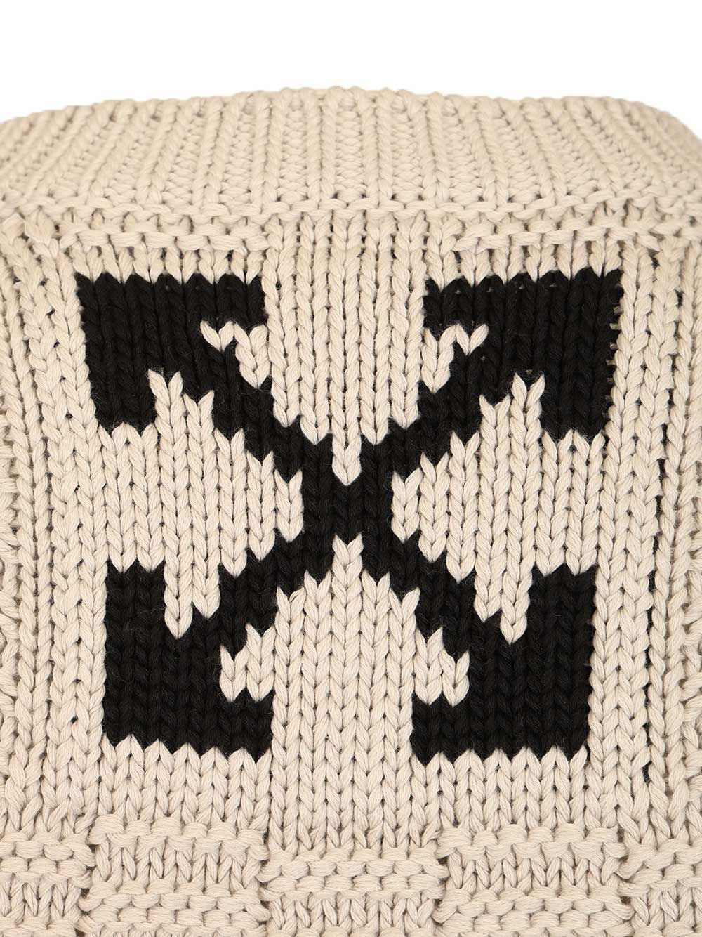 Off-White Men Arrow Cotton Sweater OFF-WHITE